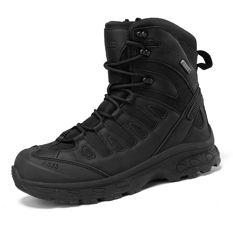 WildKing Men's Waterproof Military Work Boots 6.0