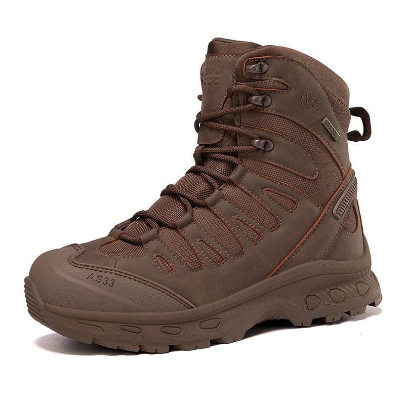 WildKing Men's Waterproof Military Work Boots 6.0