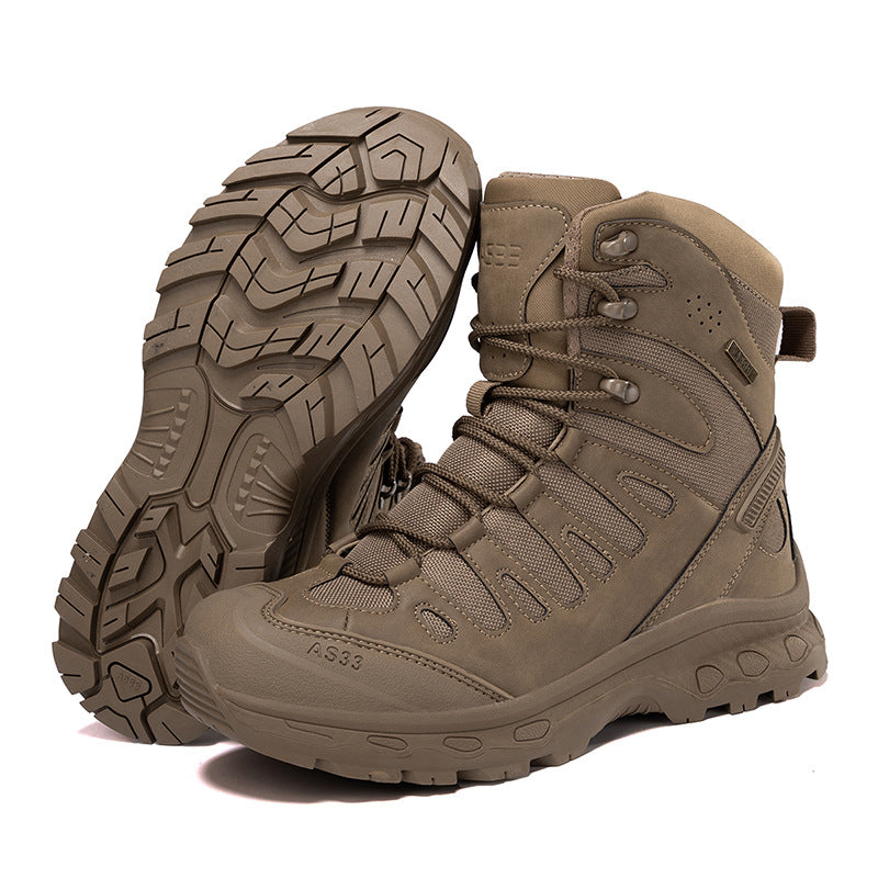 WildKing Men's Waterproof Military Work Boots 6.0