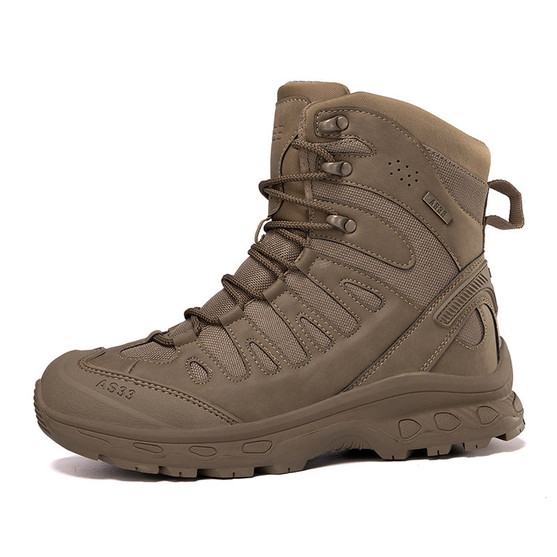 WildKing Men's Waterproof Military Work Boots 6.0