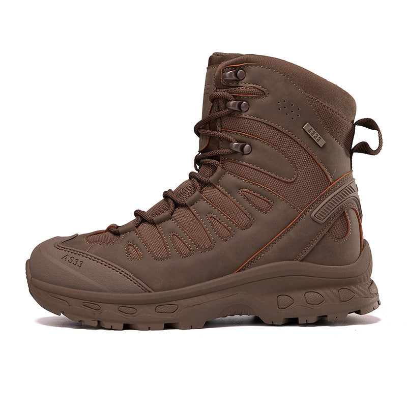 WildKing Men's Waterproof Military Work Boots 6.0