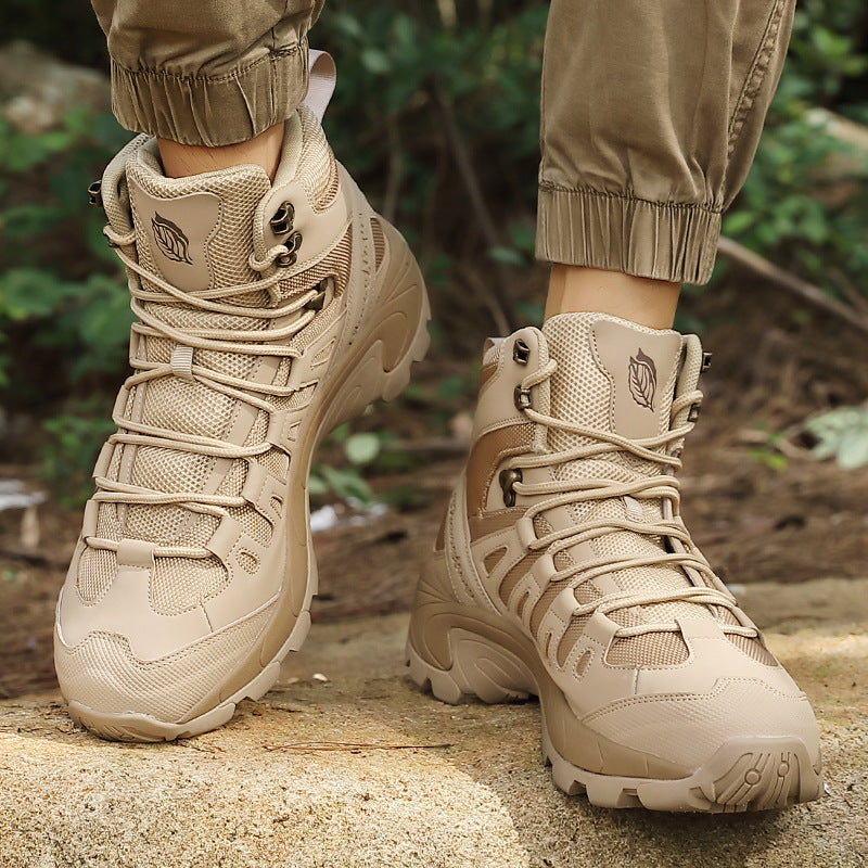 WildKing Men's Waterproof Hiking Work Shoes 7.5