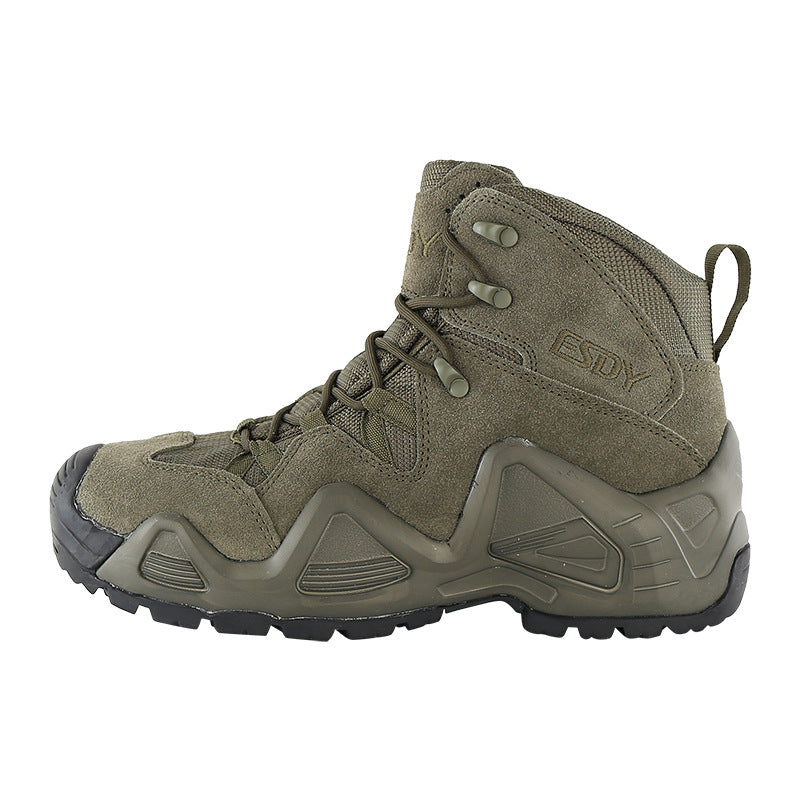 WildKing Men's Mid Top Waterproof Mountaineering Combat Shoes C209