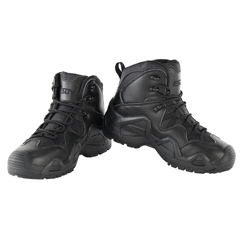 WildKing Men's Mid Top Waterproof Mountaineering Combat Shoes C209