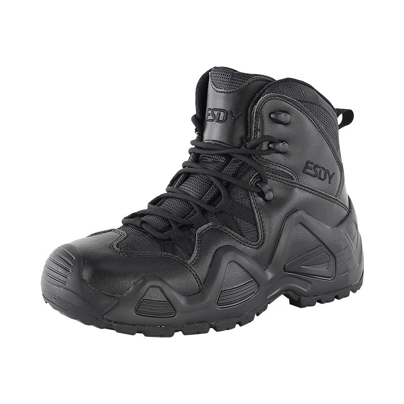 WildKing Men's Mid Top Waterproof Mountaineering Combat Shoes C209