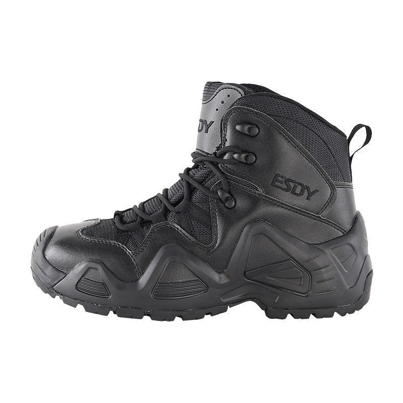 WildKing Men's Mid Top Waterproof Mountaineering Combat Shoes C209