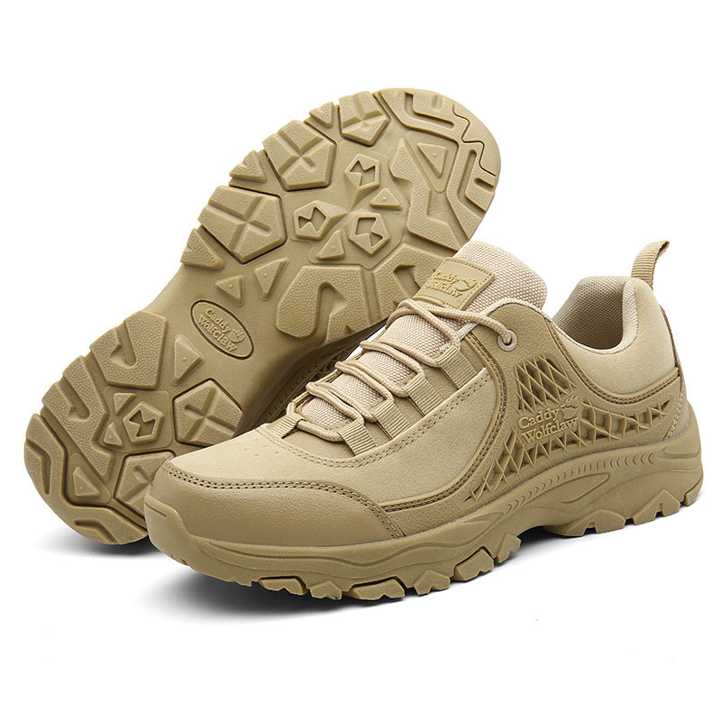 WildKing Men's Low Top Waterproof Hiking Shoes Trekking Trails Outdoor Work Shoes