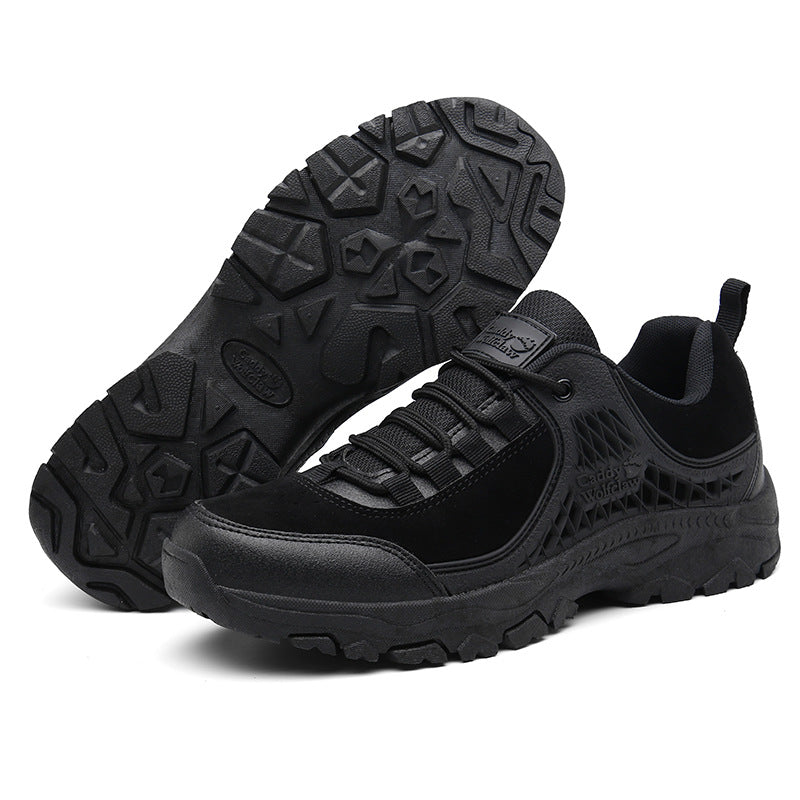 WildKing Men's Low Top Waterproof Hiking Shoes Trekking Trails Outdoor Work Shoes