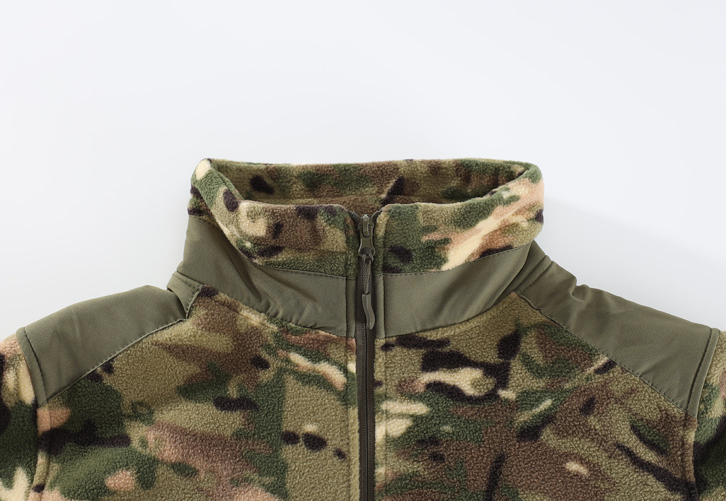 WildKing Men's Outdoor Fleece Camo Tactical Jacket