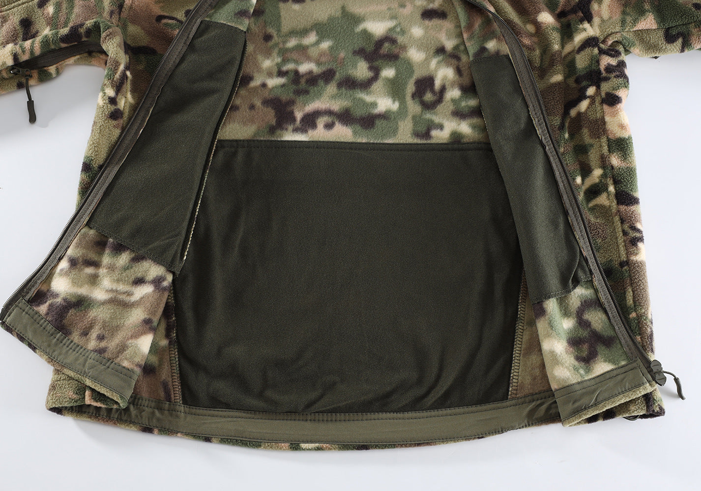 WildKing Men's Outdoor Fleece Camo Tactical Jacket