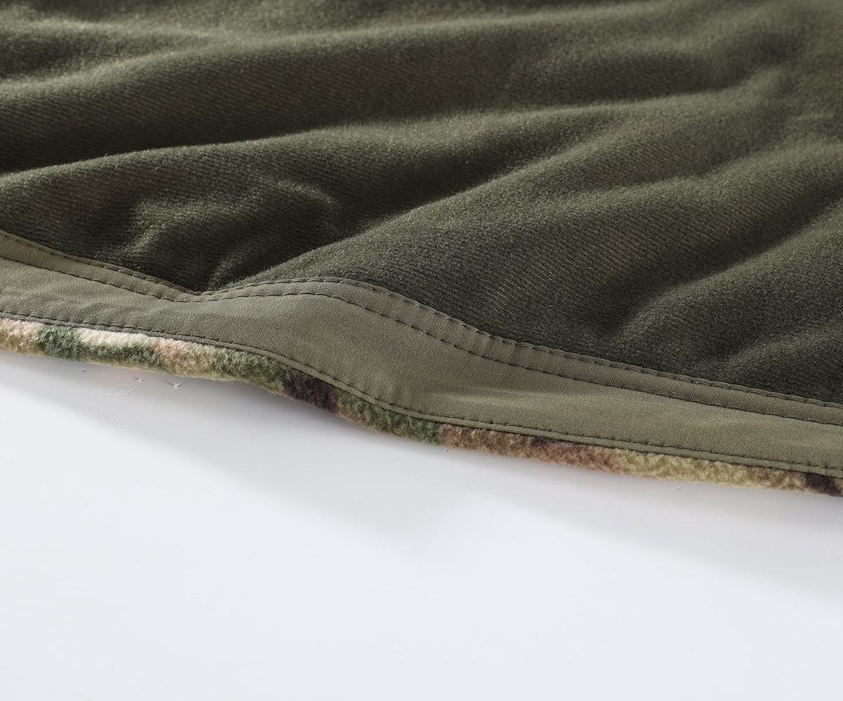 WildKing Men's Outdoor Fleece Camo Tactical Jacket