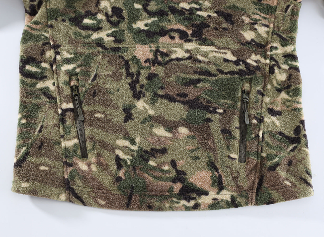 WildKing Men's Outdoor Fleece Camo Tactical Jacket