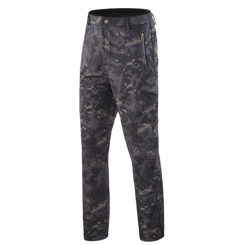 WildKing Men's G7 Outdoor Military Fleece Waterproof Camo Pants