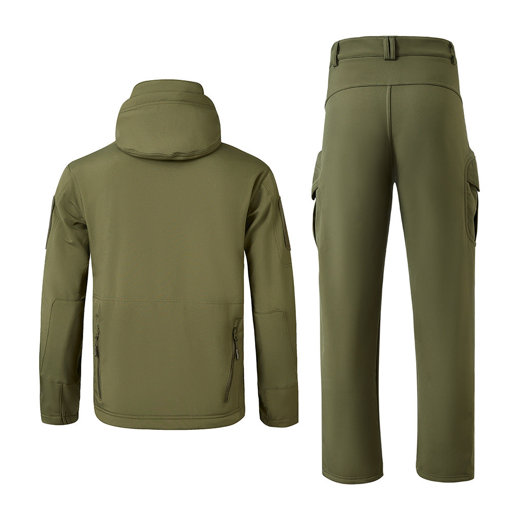 WildKing Men's Outdoor Soft Shell Fleece Hunting Set Q113