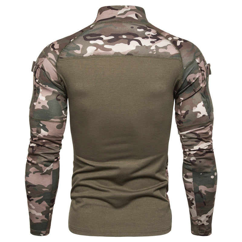WildKing Men's Quick Drying Camouflage Frog Suit Long Sleeved T-shirt