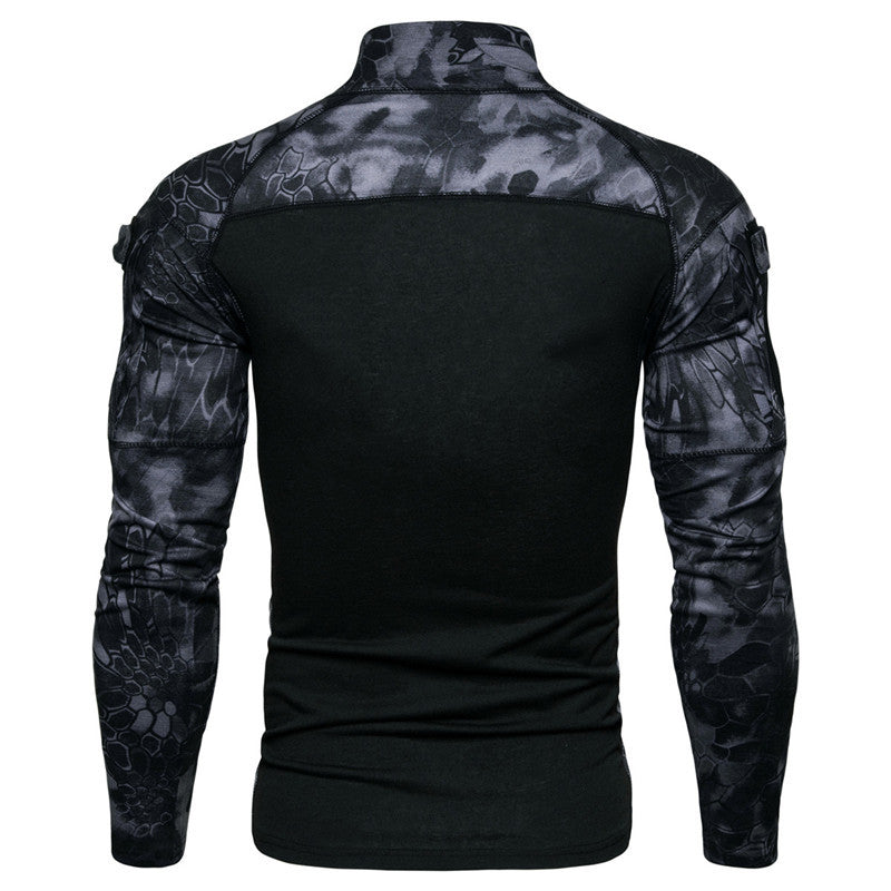 WildKing Men's Quick Drying Camouflage Frog Suit Long Sleeved T-shirt