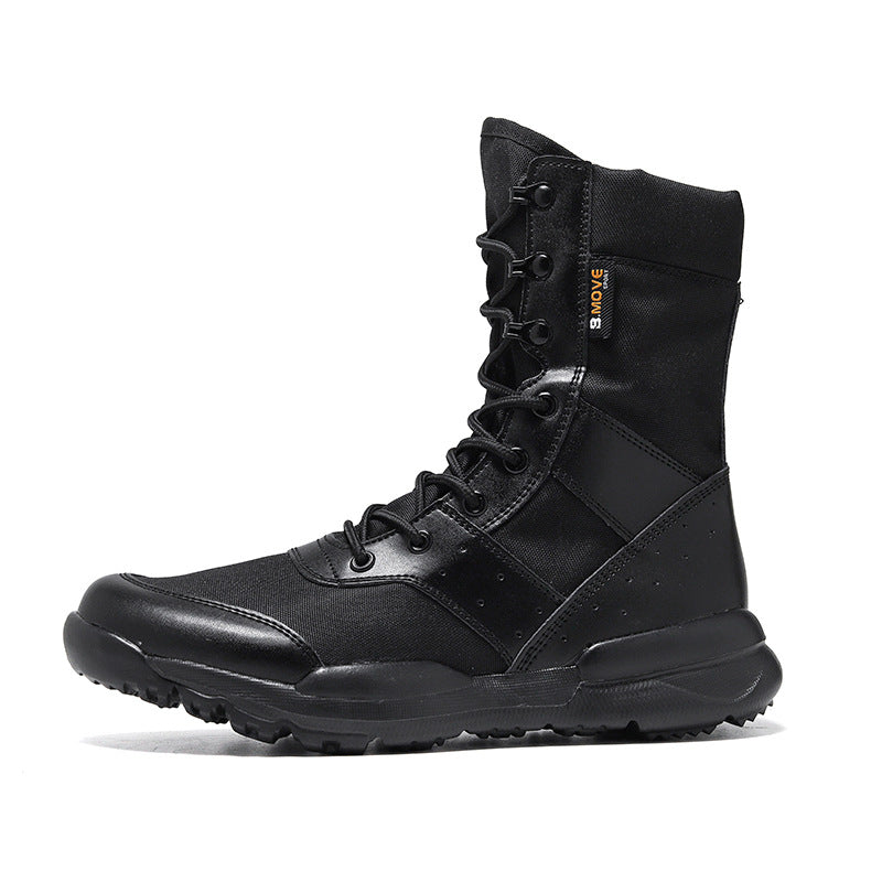 WildKing Men's Shock-Absorbing High-Top Desert Tactical Hiking Boots B4672