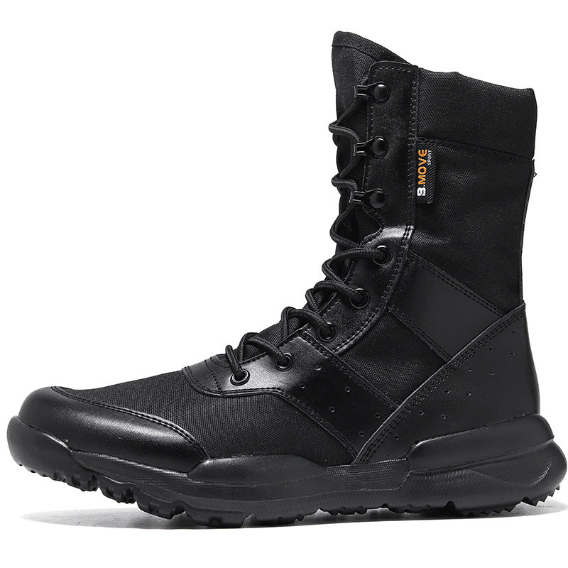 WildKing Men's Shock-Absorbing High-Top Desert Tactical Hiking Boots B4672
