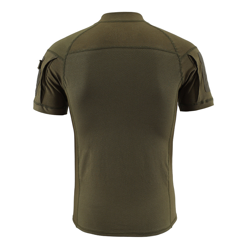 WildKing Men's Tactical Camo Short Sleeve Shirt-Quick Dry
