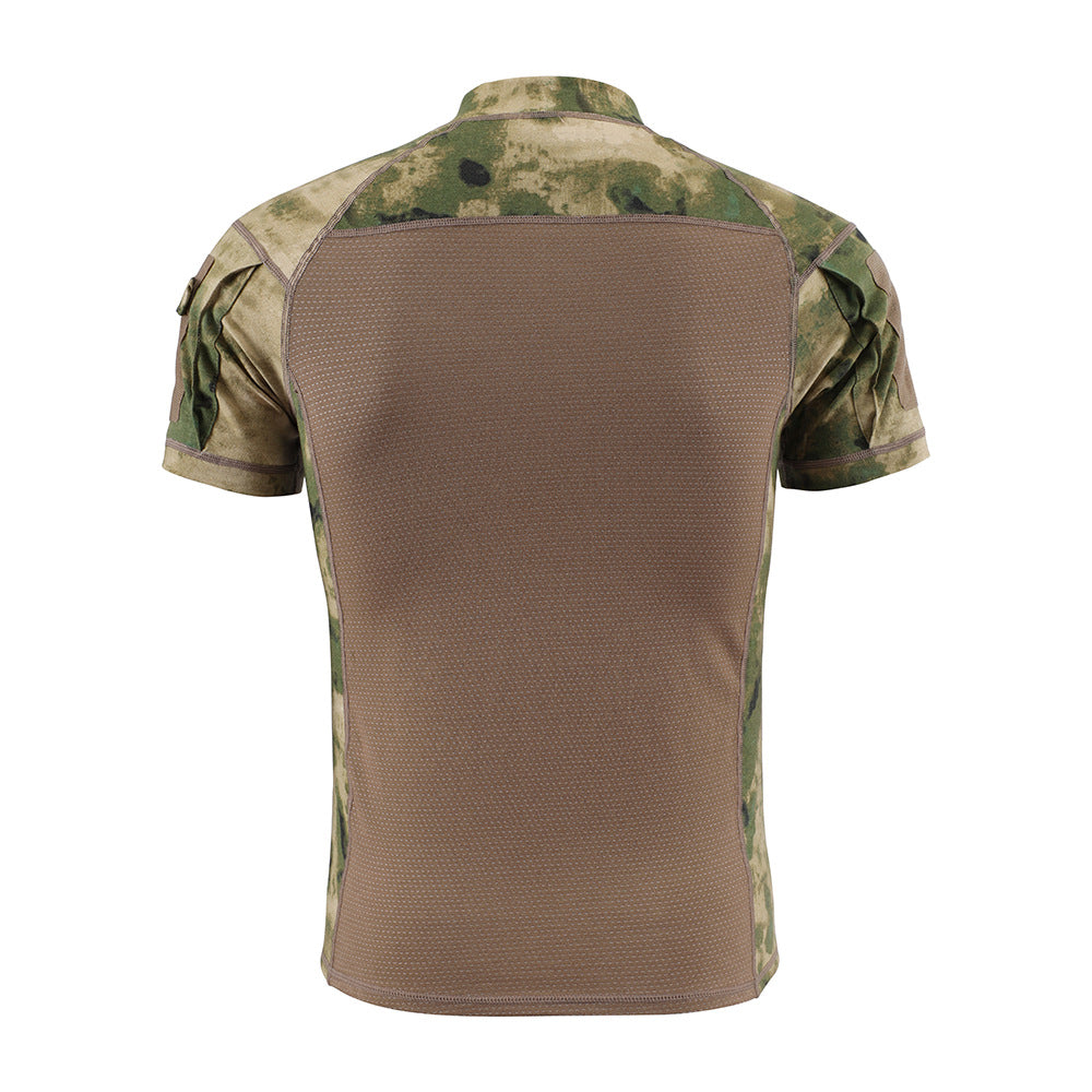 WildKing Men's Tactical Camo Short Sleeve Shirt-Quick Dry