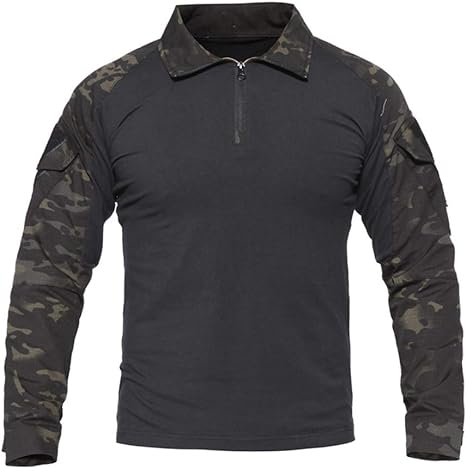 WildKing Men's Tactical Camo Long Sleeve Shirt