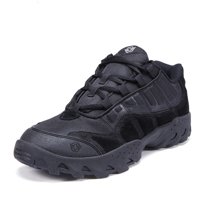 WildKing Men's Tactical Outdoor Waterproof Shoes-Black