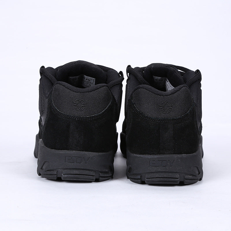 WildKing Men's Tactical Outdoor Waterproof Shoes-Black