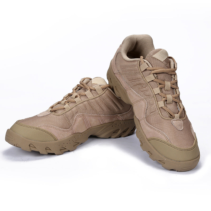 WildKing Men's Tactical Outdoor Waterproof Shoes-Khaki