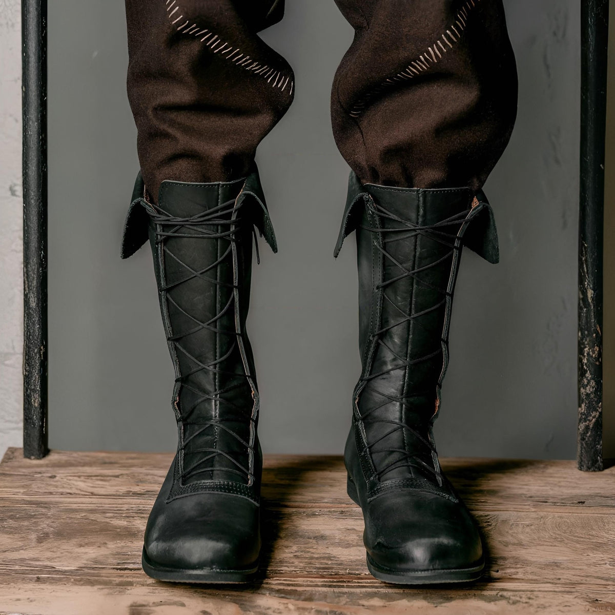WildKing Men's Vintage Medieval Renaissance Boots B1540