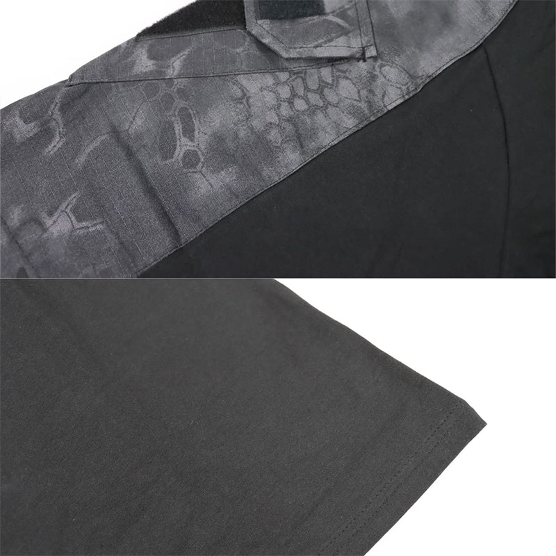 WildKing Men's Outdoor Black python Combat Clothing Tactical Frog Suit