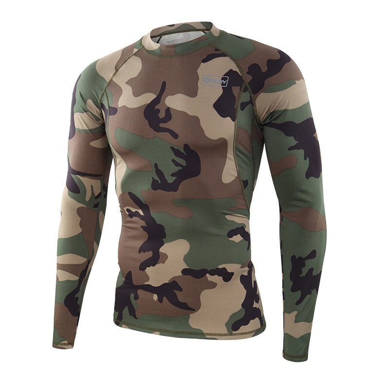 WildKing Men's Camo Thermal Quick-Drying Sweat-Wicking Underwear Set