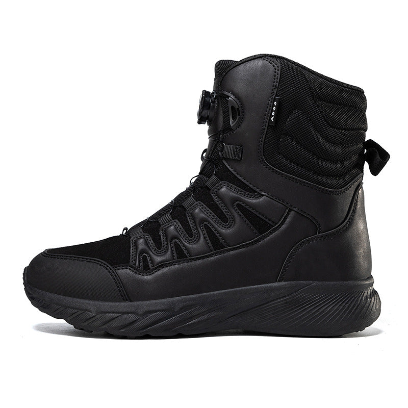WildKing Men's Fast Response Automatic Buckle High-Top Hiking Boots 6.0