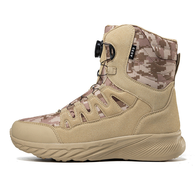 WildKing Men's Fast Response Automatic Buckle High-Top Hiking Boots 6.0