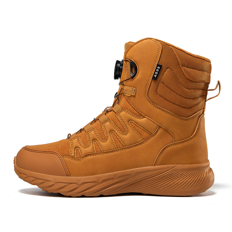 WildKing Men's Fast Response Automatic Buckle High-Top Hiking Boots 6.0