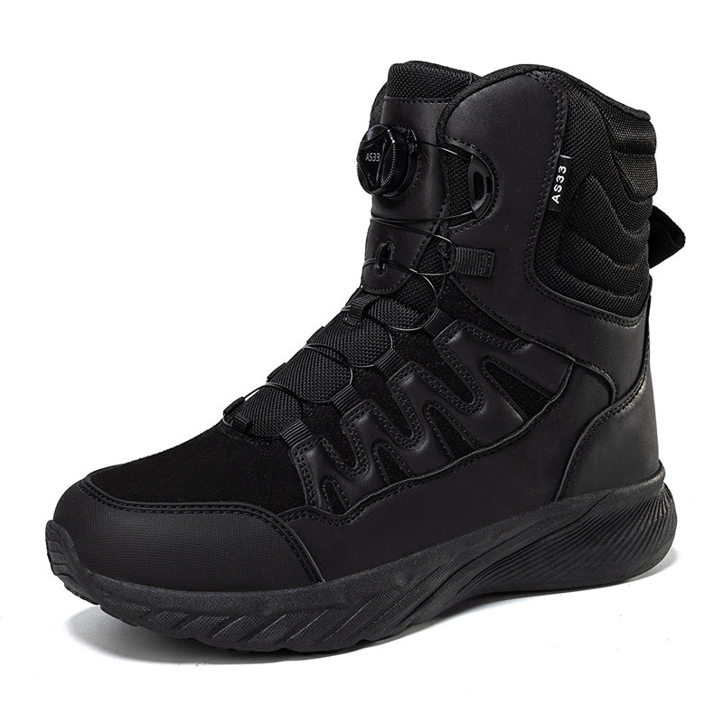 WildKing Men's Fast Response Automatic Buckle High-Top Hiking Boots 6.0