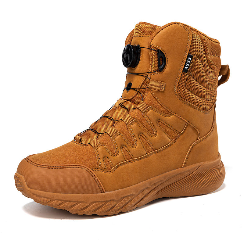WildKing Men's Fast Response Automatic Buckle High-Top Hiking Boots 6.0