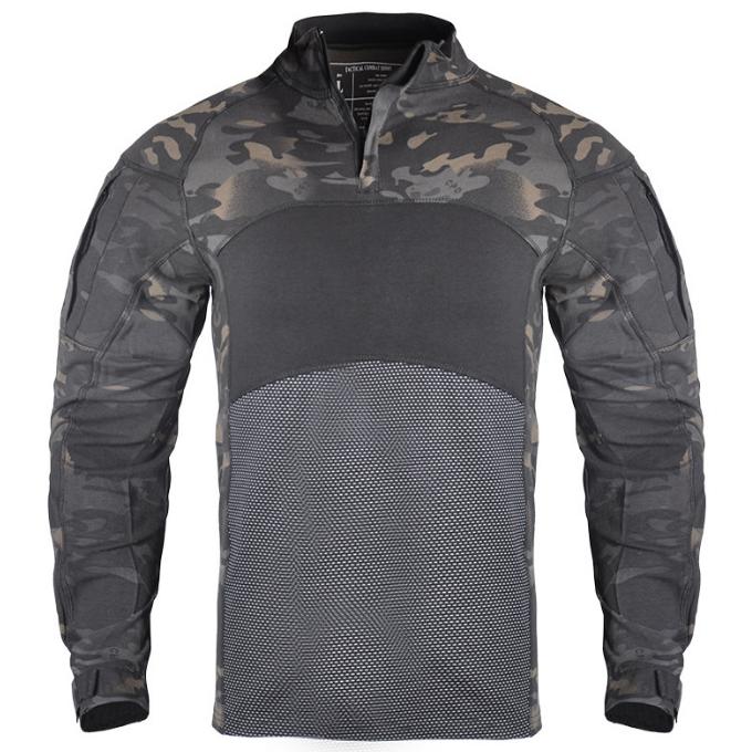 WildKing Men's G4 Tactical Long Sleeve Camouflage Hiking Shirt
