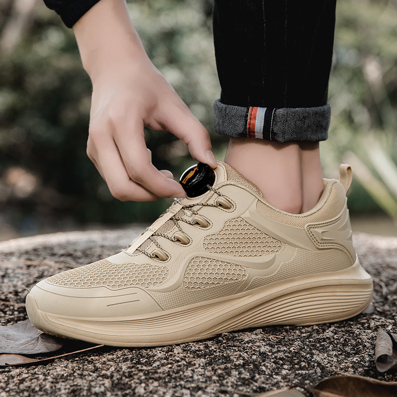 WildKing Men's Low Top Waterproof Fast Response Automatic Buckl Shoes C5019