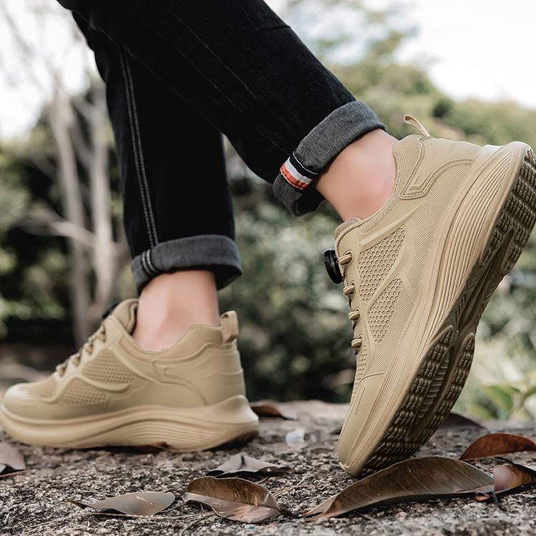 WildKing Men's Low Top Waterproof Fast Response Automatic Buckl Shoes C5019