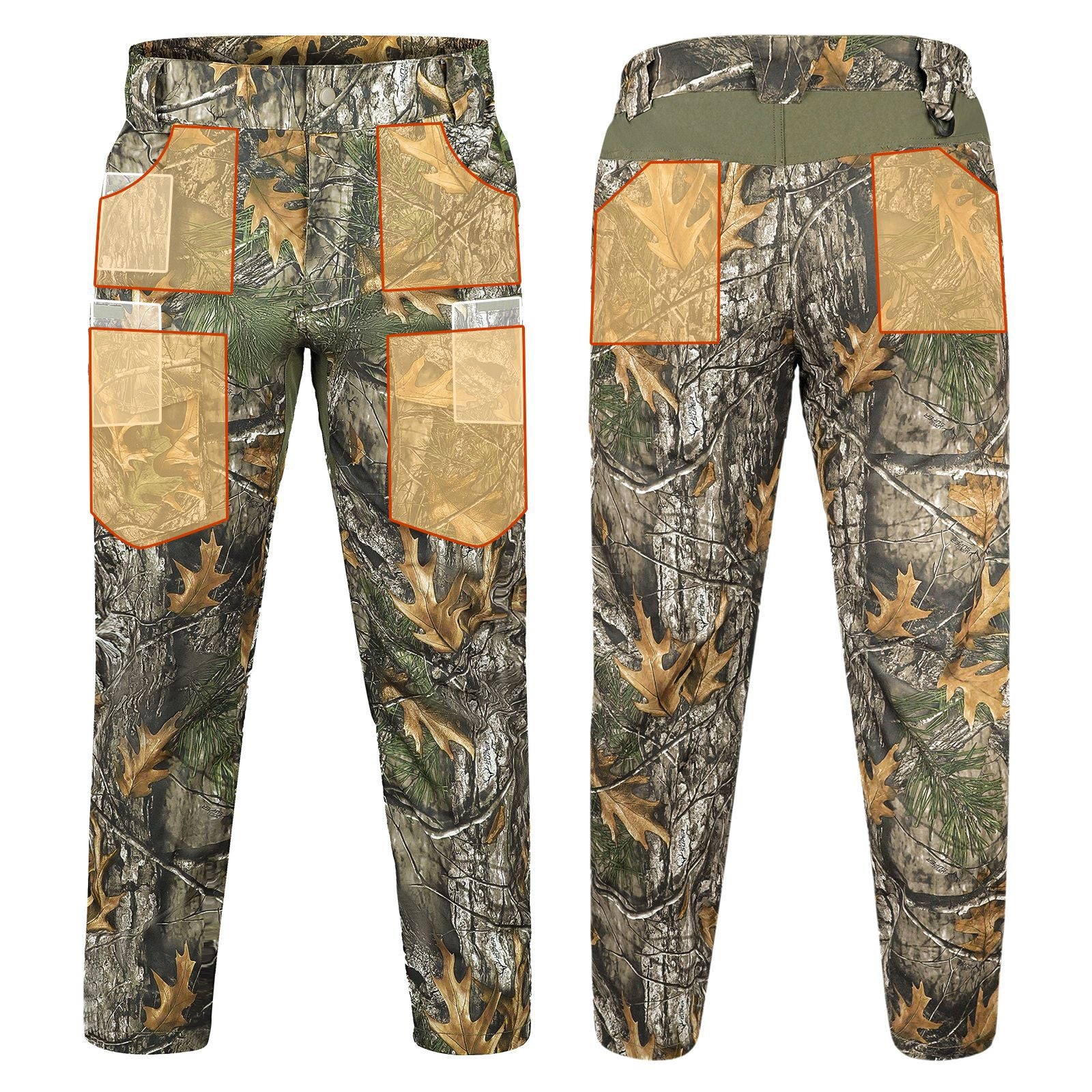 Wildking Men's Camouflage Big Tree Wear-Resistant Hunting Pants