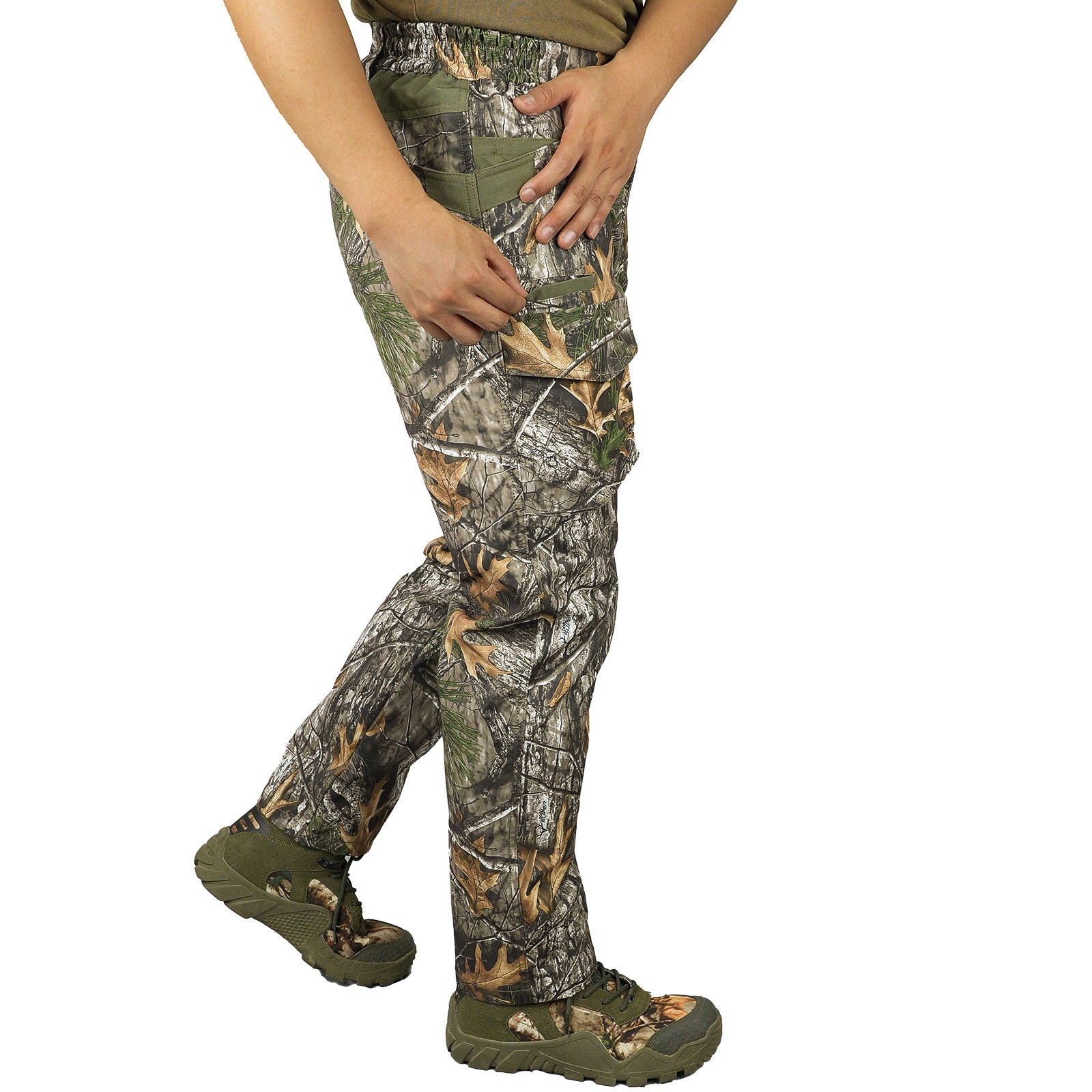 Wildking Men's Camouflage Big Tree Wear-Resistant Hunting Pants