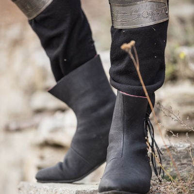 Wildking Faux Leather Lace-Up Medieval Gothic Boots
