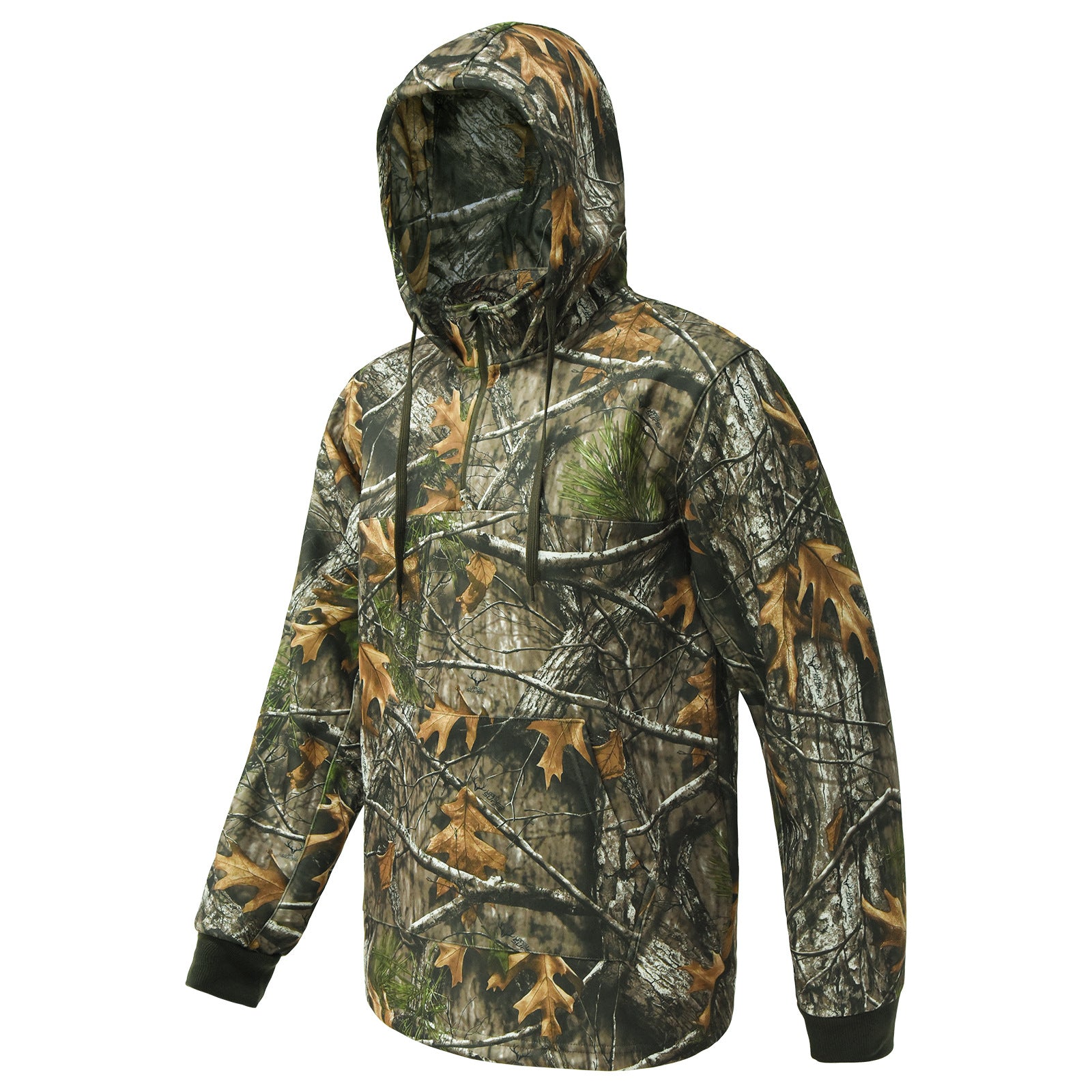 Wildking Hunting Camouflage Bionic Tree Fleece Hooded Sweatshirt