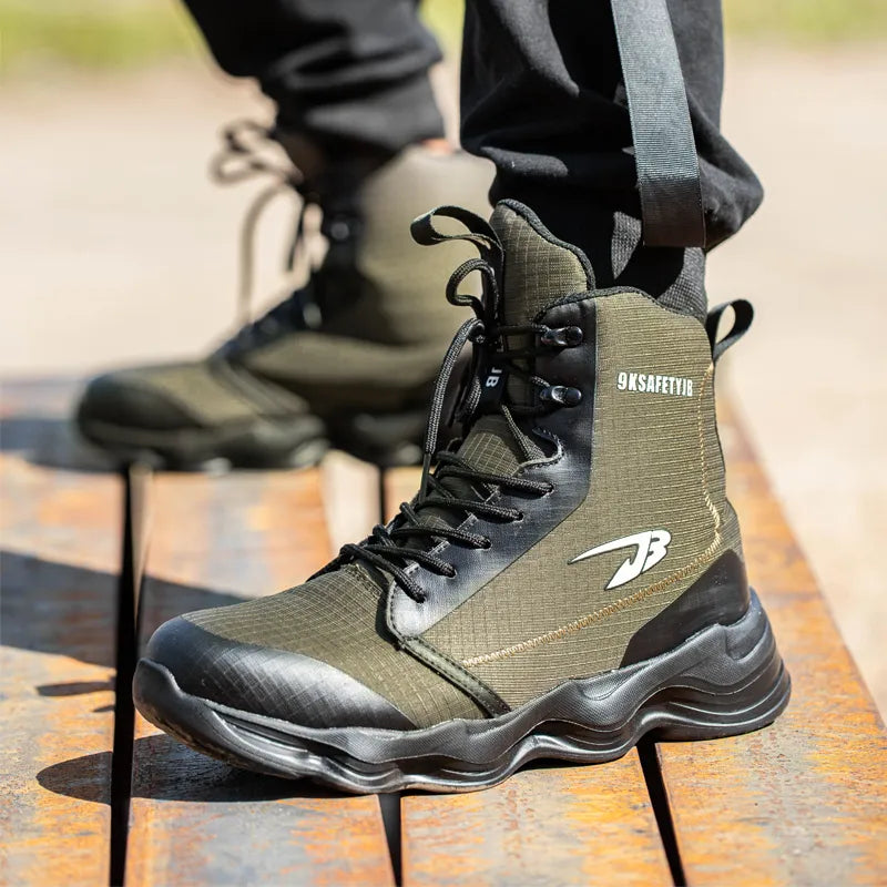 Wildking Lightweight High-Top Athletic Safety Boots R047