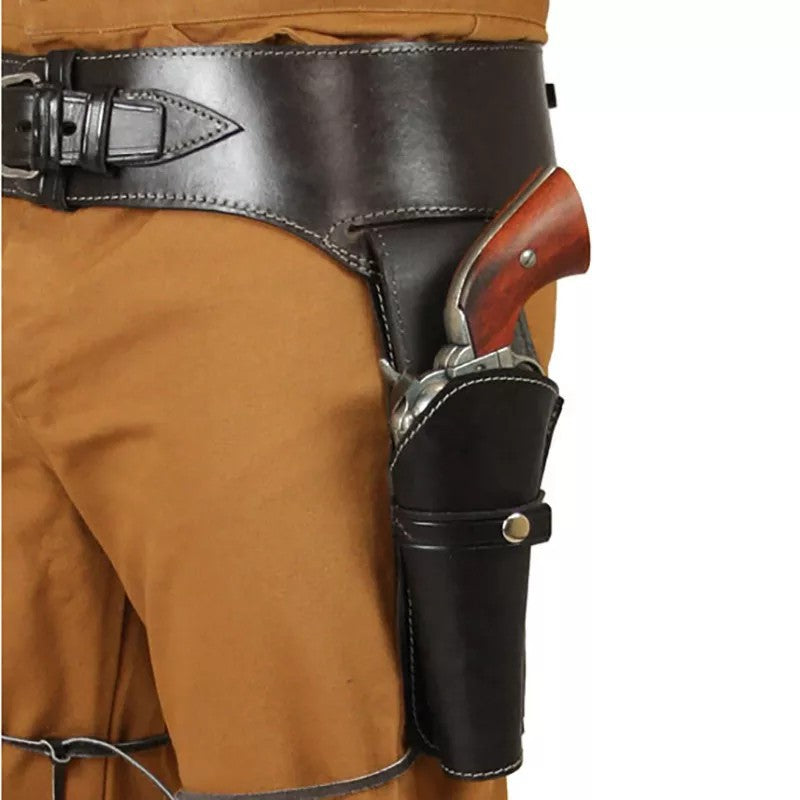 Wildking Medieval Renaissance Waist Belt Double Gun Holster