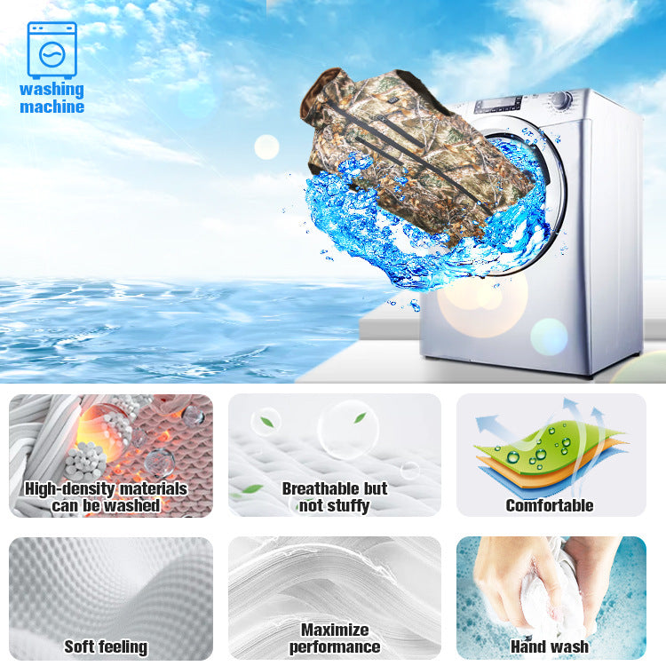 Wildking Men's 5V USB Charging Heated and Warm Outdoor Sports Camouflage Hunting Vest