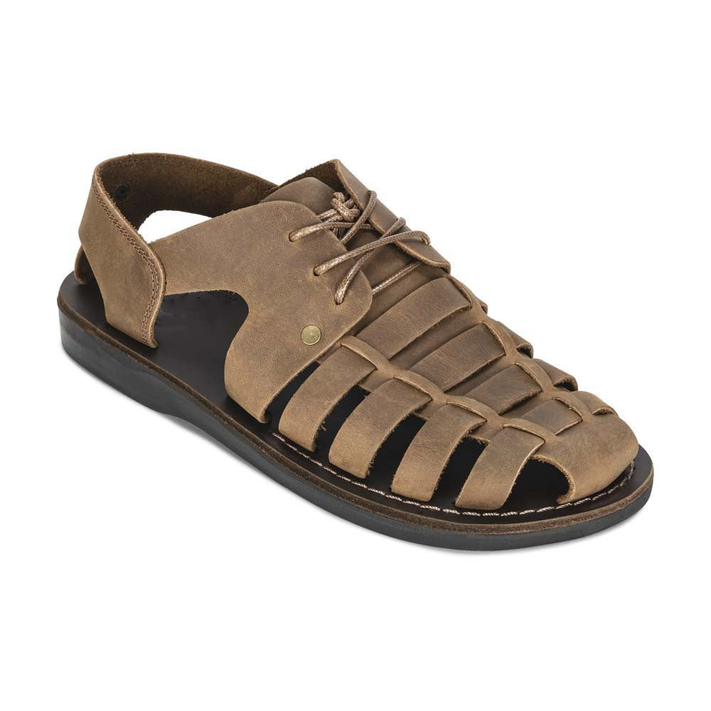 Wildking Men's Braided Closed Toe Sandals C5014