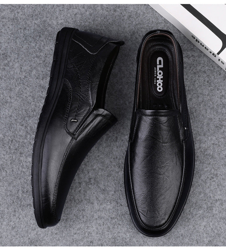 Wildking Men's Business Casual Leather Loafers 6.5