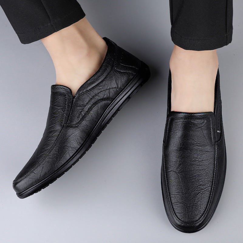 Wildking Men's Business Casual Leather Loafers 6.5