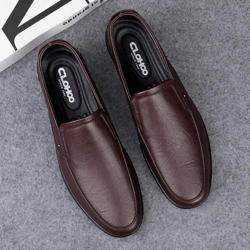 Wildking Men's Business Casual Leather Loafers 6.5